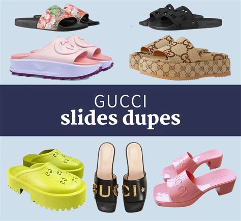 gucci heel slides dupe|original gucci slides.